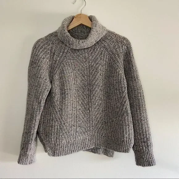 Madewell colorfleck ribbed turtleneck sweater - Picture 6 of 8